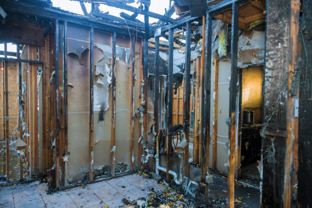 Professional Fire Damage Removal technician working in Garretson, SD